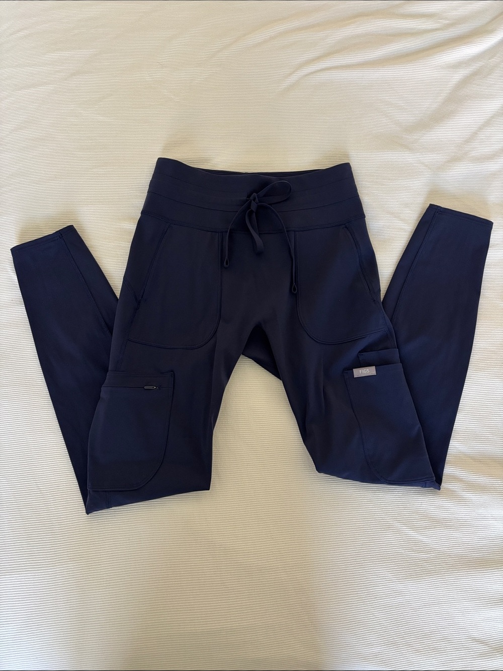 Figs Navy Active Cargo Jogger Leggings